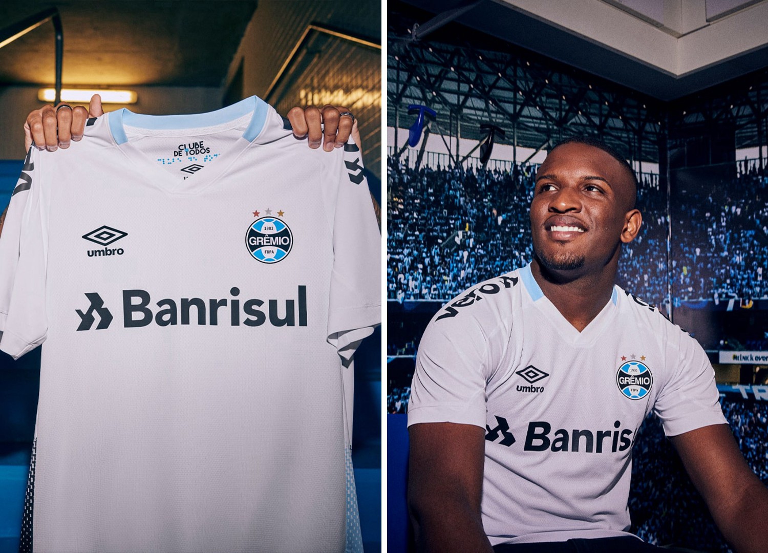 umbro发布格雷米奥2022赛季主客场球衣