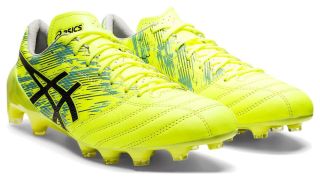 New asics Soccer Shoes DS LIGHT X-FLY 4 1101A006 122 Gold White【Size US  5-11.5】