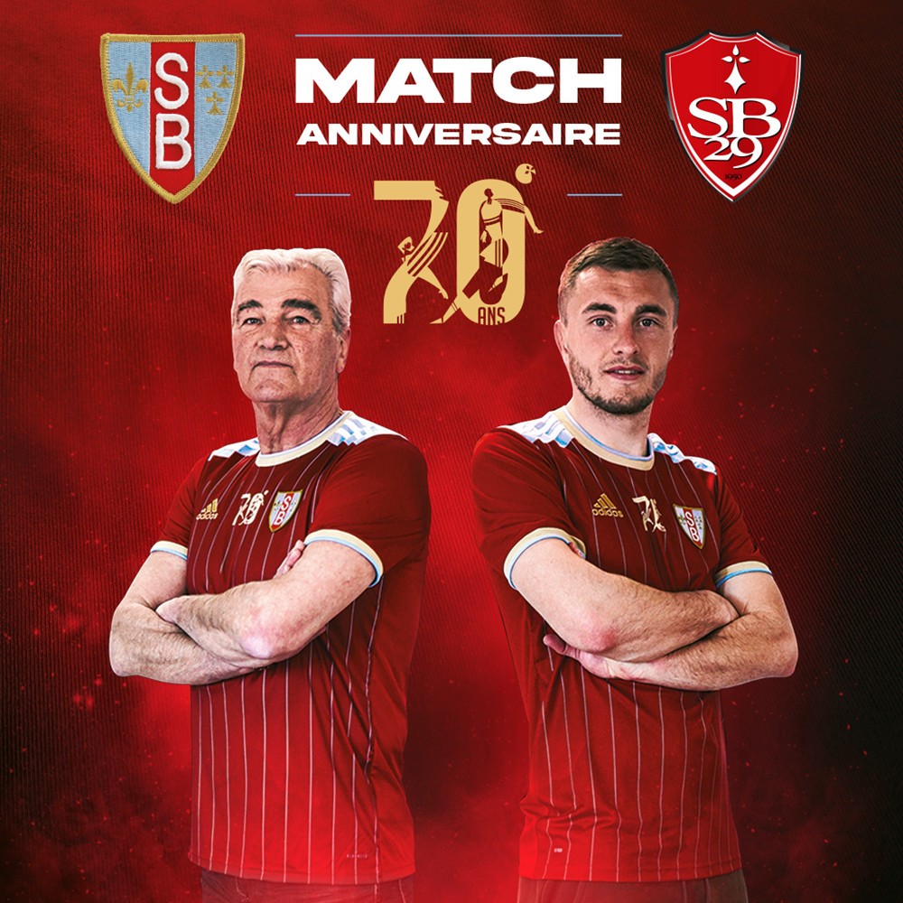 布雷斯特发布70周年纪念球衣