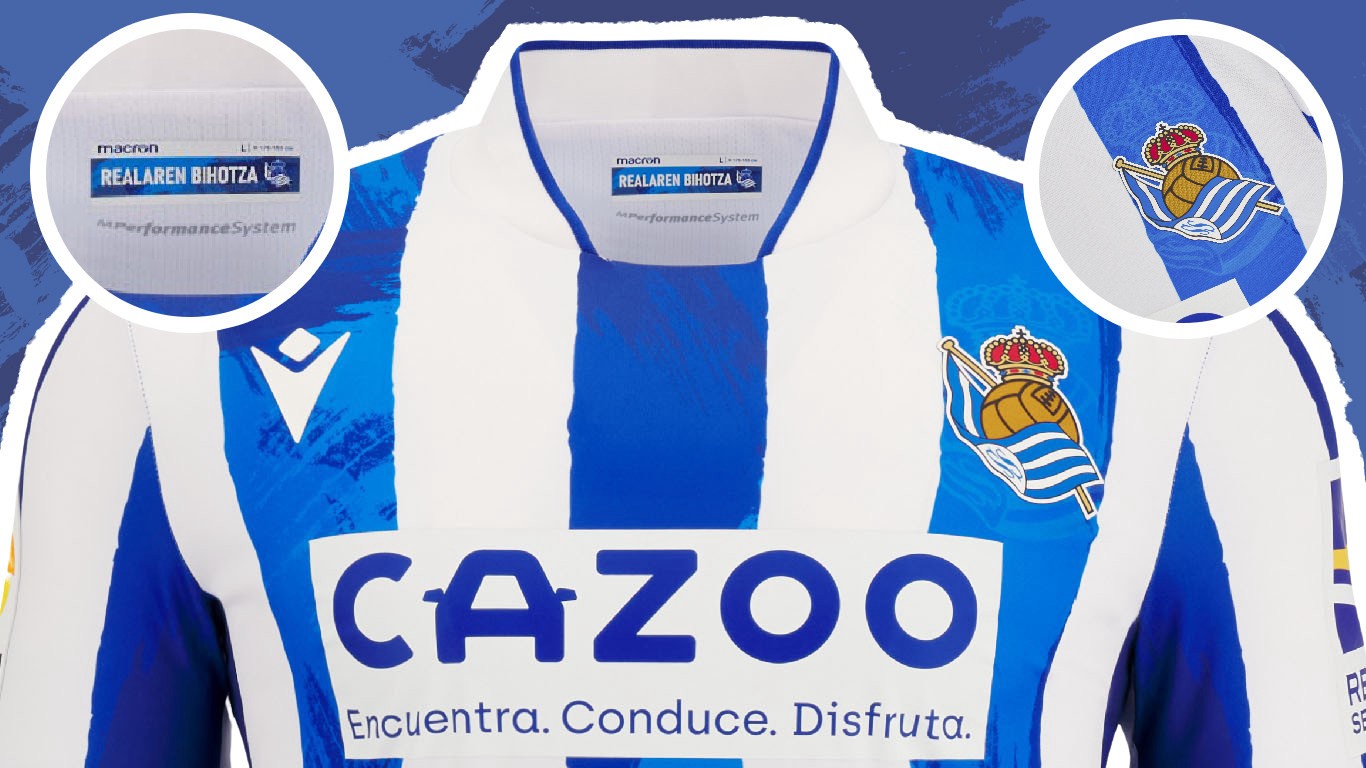 皇家社会发布20223赛季主客场球衣
