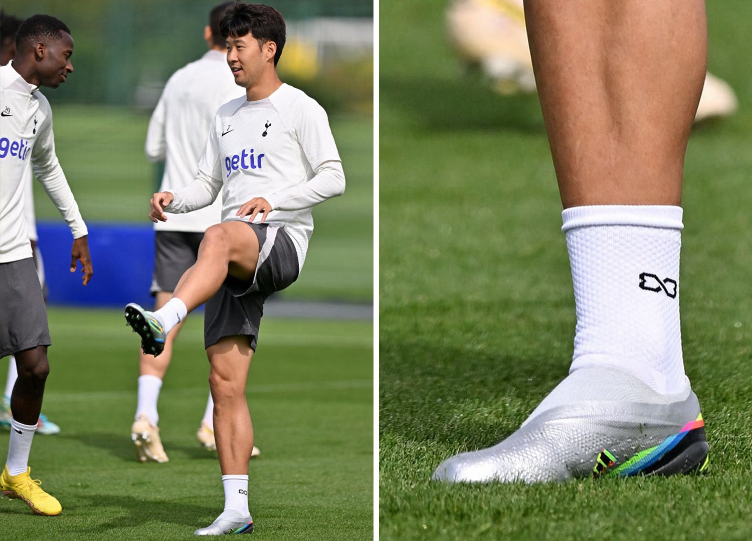 孙兴慜训练上脚阿迪达斯新配色xspeedportal足球鞋