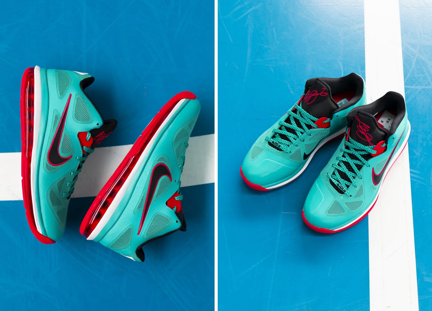 耐克发布LFC × Lebron 9 Low篮球鞋 - 球鞋 - 足球鞋足球装备门户_ENJOYZ足球装备网