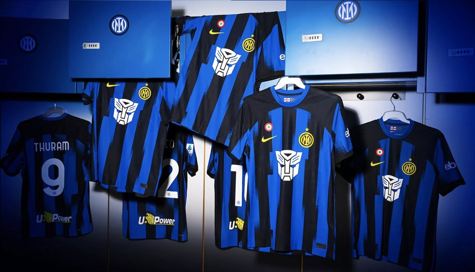 变形金刚闪现梅阿查国米球衣更换胸前广告