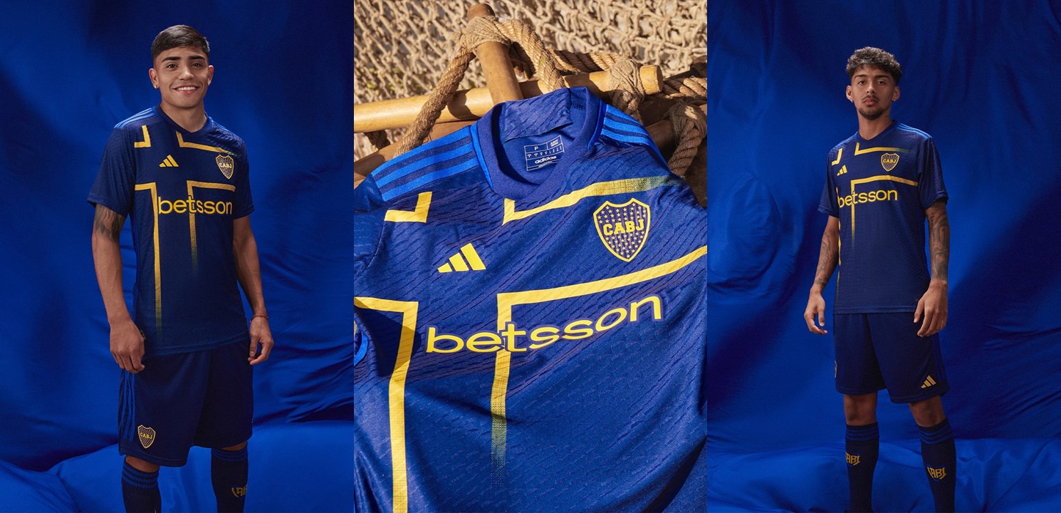 博卡青年队发布2425第三球衣